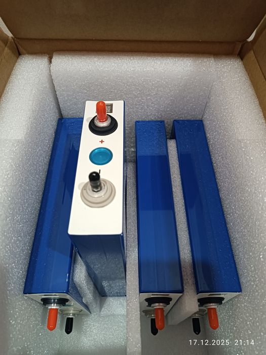 Комірка LIFEPO4 EVE105Ah ячейки акумуляторні нові
Шина, сепарація, гай