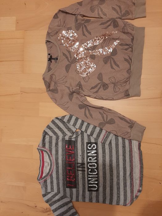Bluzy 2 szt. Rozm.122/128