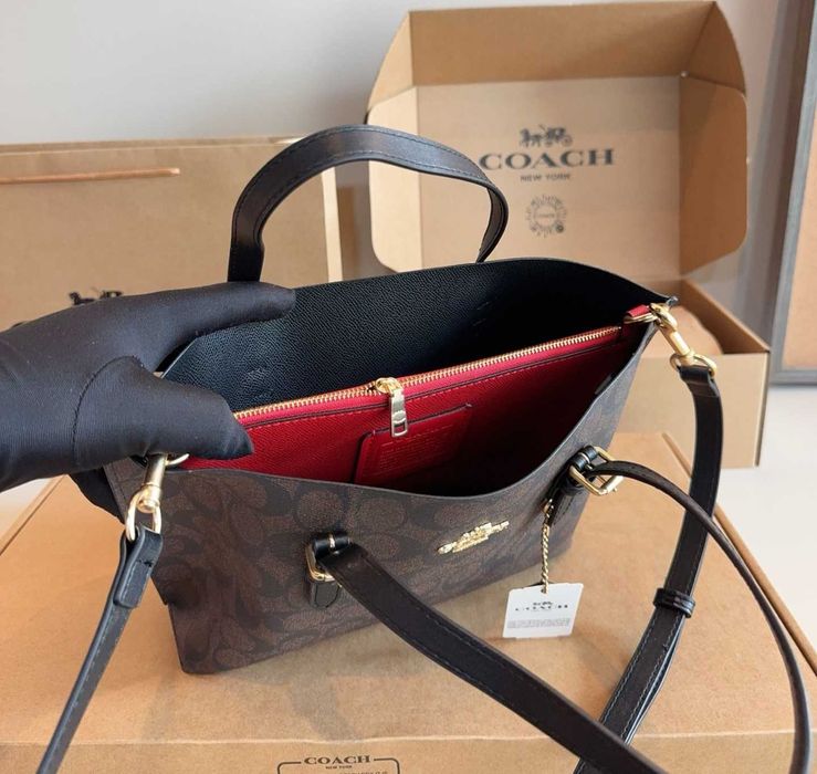 Шкіряна сумка Coach Mollie Tote