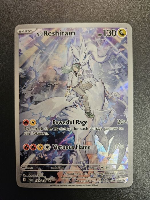 N's Reshiram 167 i Articuno 167 Journey Together pokemon