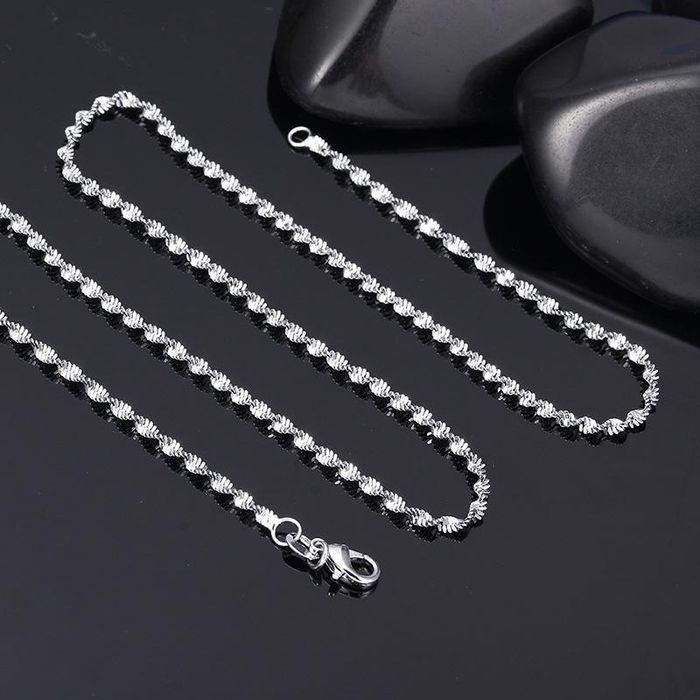 Цепочка серебро  40-75 см