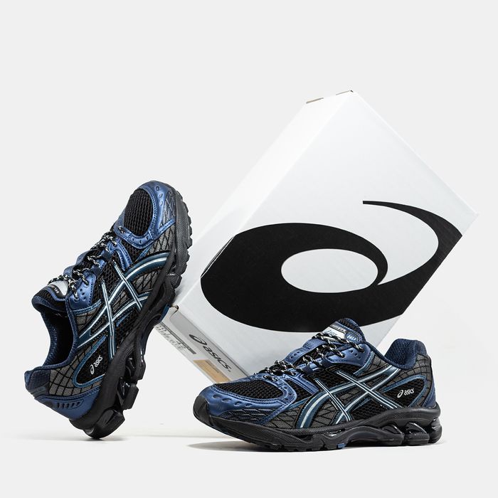 Кросівки Кроссовки Asics Gel-Nimbus 10.1 Black Blue Чорний Синій Чёрный Синий Кросовки демісезон