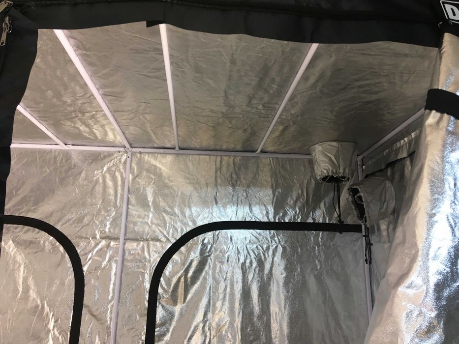 tenda de cultivo dark box - armário 240 * 120 * 200 cm