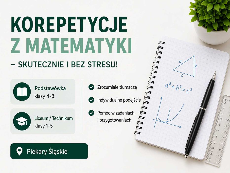 Korepetycje z matematyki – skutecznie i bez stresu!