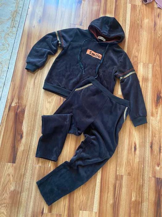 Xxxl dres komplet welur 42 44 sport basic granat