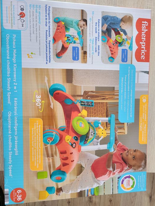 Fisher Price pchacz małego kierowcy 2 w 1 NOWY