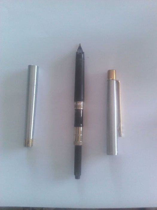 Rara caneta tinteiro ou de aparo Paker Mate VINTAGE, como NOVA!