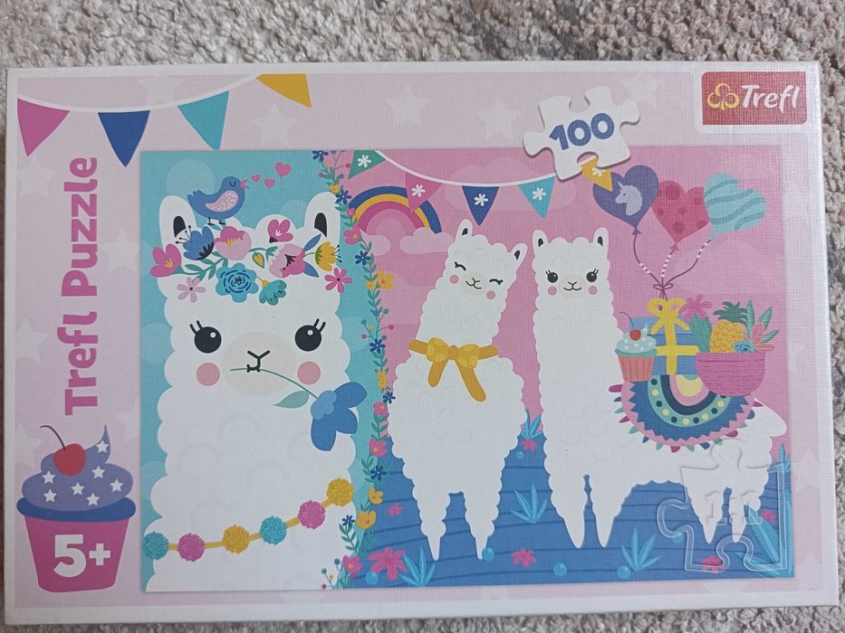 Puzzle wesołe lamy 100 szt