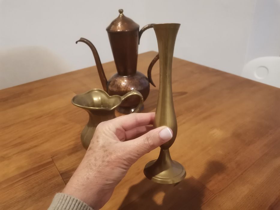 Peças de decoração em latão