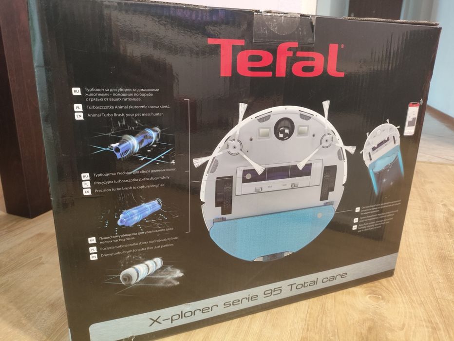 Robot sprzątający Tefal X-Plorer Serie 95 RG7987 Funkcja mopowania