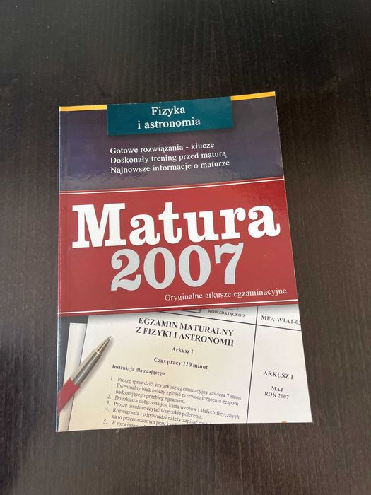 Matura 2007 fizyka i astronomia arkusze GREG