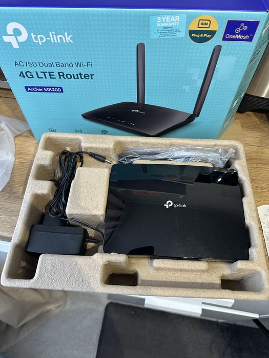 Router 4G LTE TP-Link Archer MR200 (SIM, AC750)