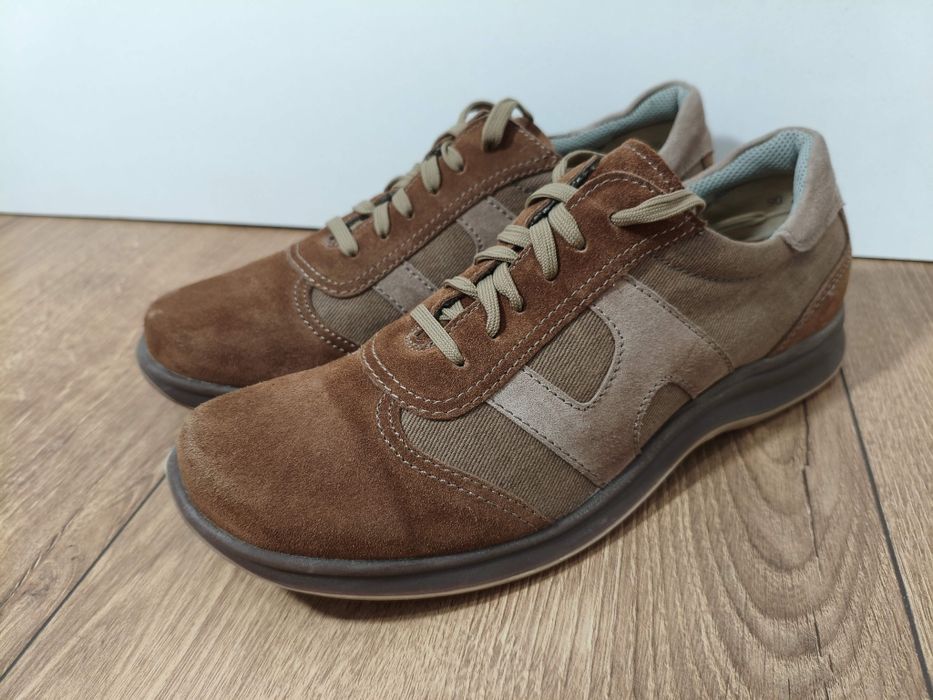 Buty Marc półbuty skórzane męskie brązowe 43 28cm