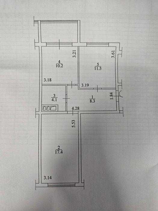 Єоселя під 3% 7% 57м2 Двох кімнатна  ЖК Welcome Home на Стеценка