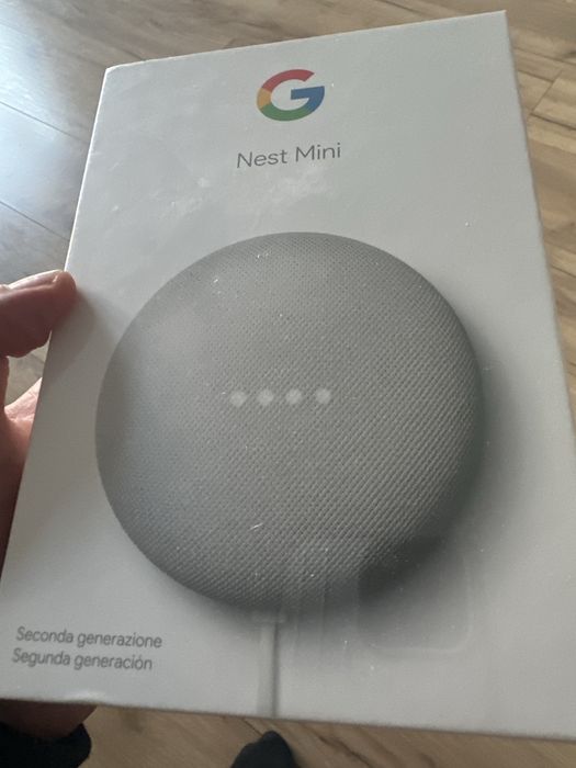 Głośnik Google Nest Mini 2 - nowy folia