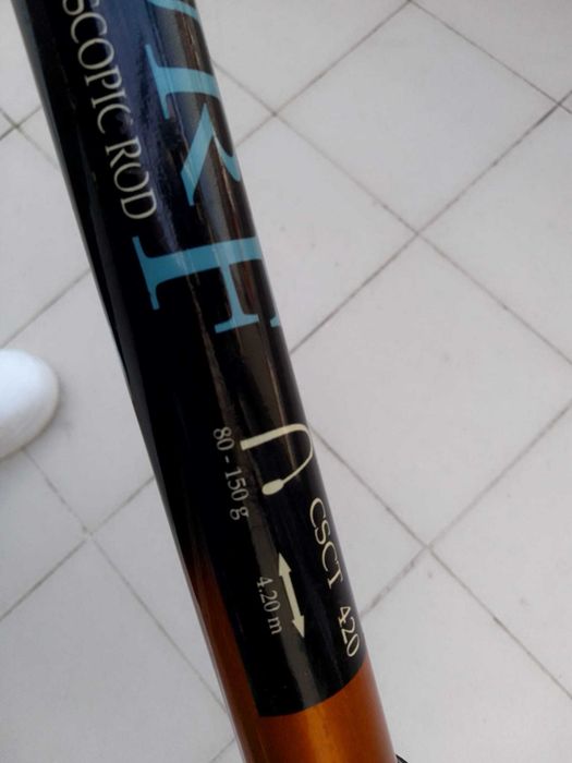 Cana com 4,20 telesurf telescópica precisa primeiro passador