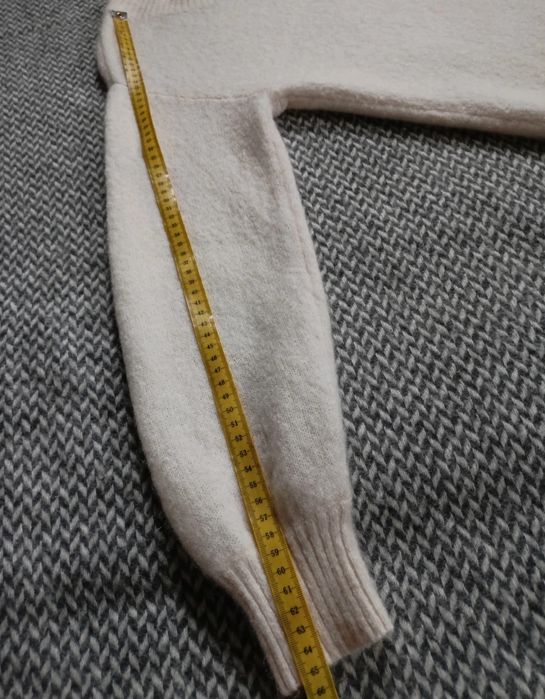 Sweter Hallhuber wełna + moher  z dodatkiem/ Roz XS/S
