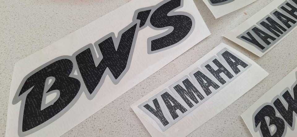 yamaha BW`s kit autocolantes cinza/branco 2 modelos