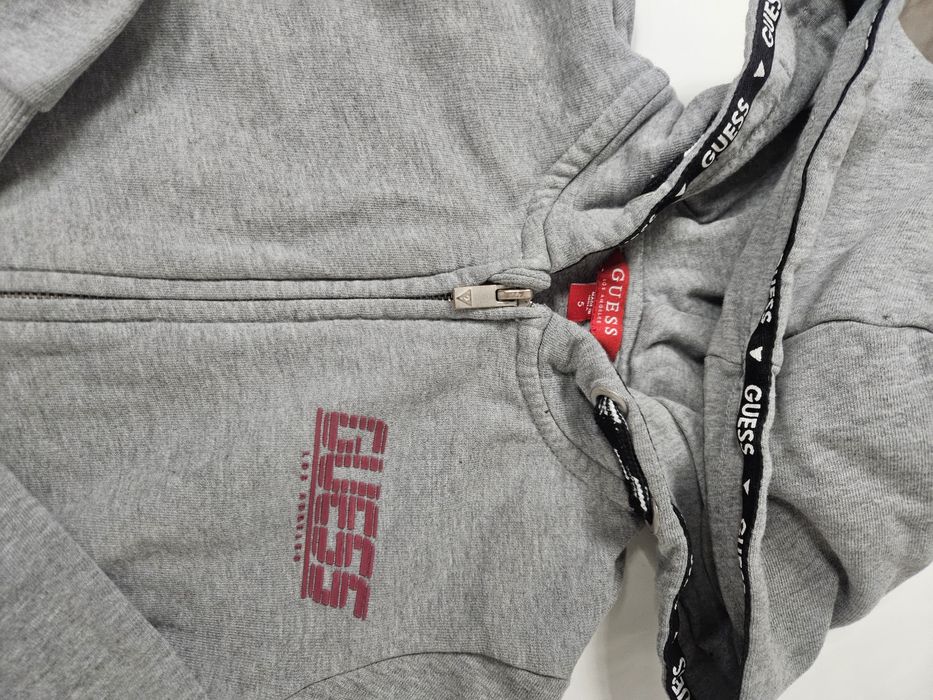 Bluza chłopięca rozpinana szara Guess rozm 5 lat 110