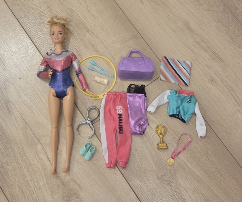 Barbie zestaw gimnastyczka/akrobatyczka