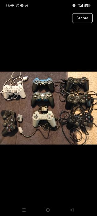 controles para peças