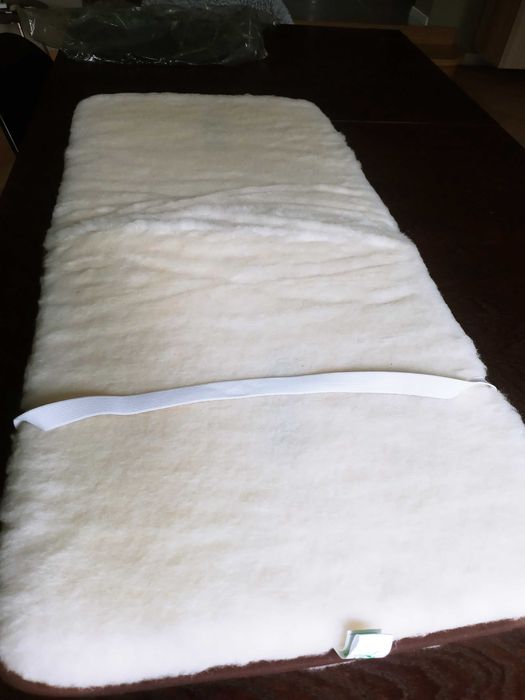 Wełniana nakładka na fotel krzesło