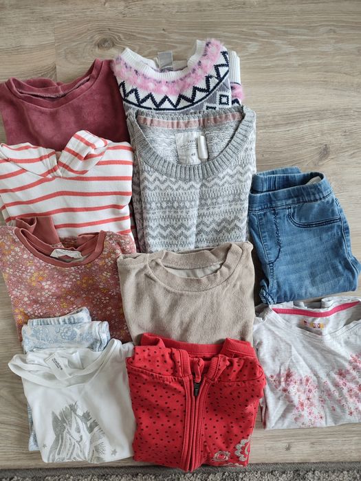 Zestaw paka ubrań 116/122