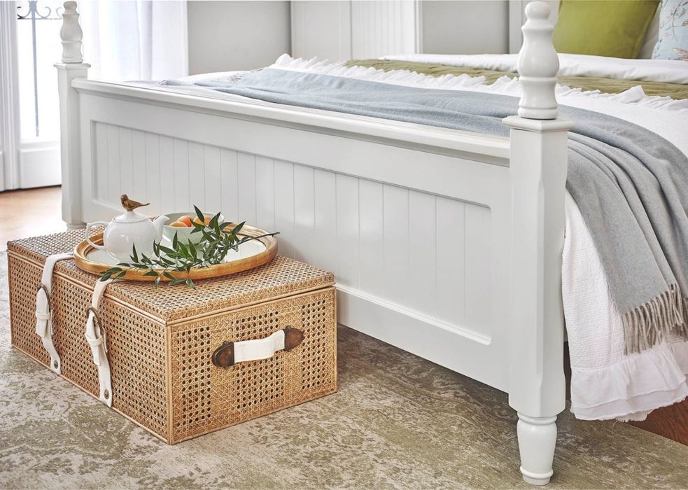 Eleganckie białe łóżko 180 x 200 cm, %, outlet, promocja!