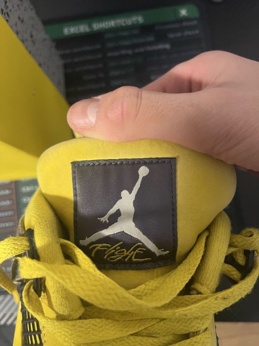 Jordan 4 Lightning Orygnialne