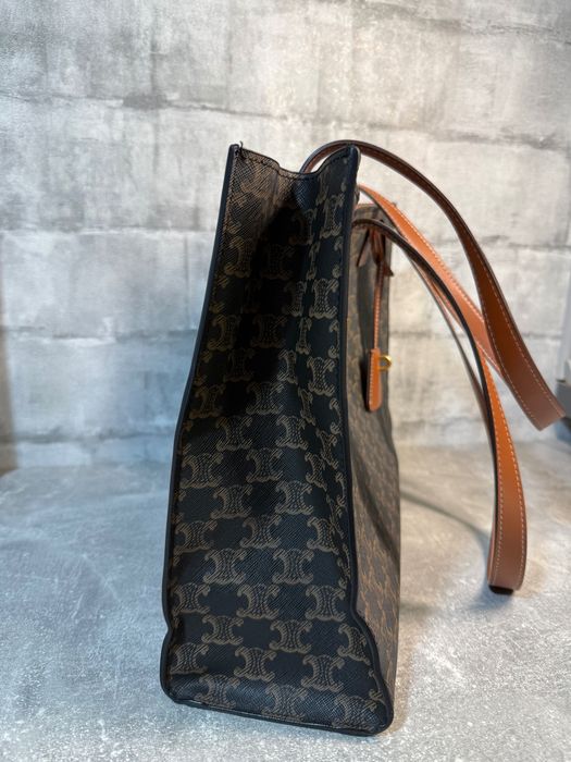 Leather country. Велика шкіряна сумка італійського виробництва celine
