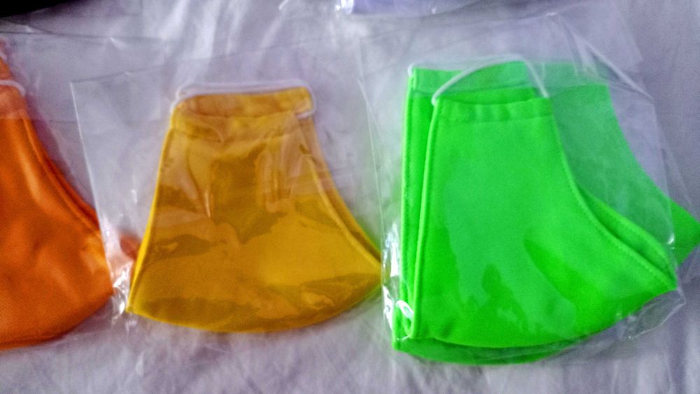 Маска многоразовая тканевая (цветные, белые, чёрные) Всего 20 штук