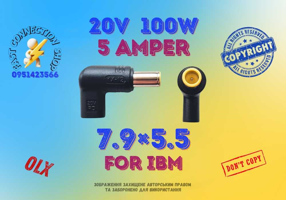 6.0×3.7 for Asus Tuf Gaming 20V 100W USB C DC блок живлення ноутбука