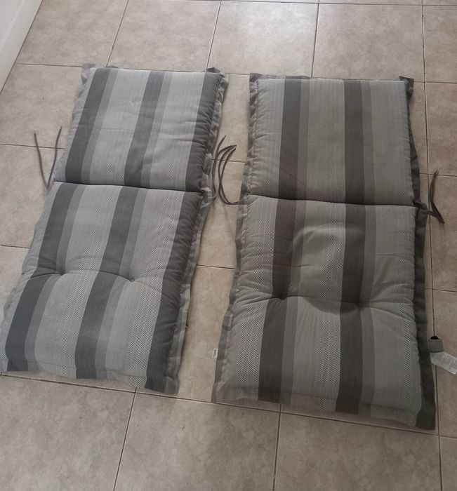 Conjunto de almofadas de jardim/ Almofadas cadeiras