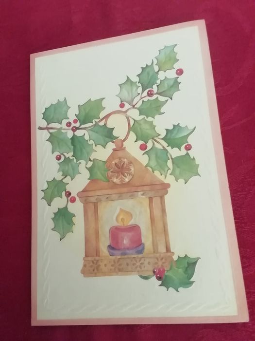 Postal de natal da marca Busquets