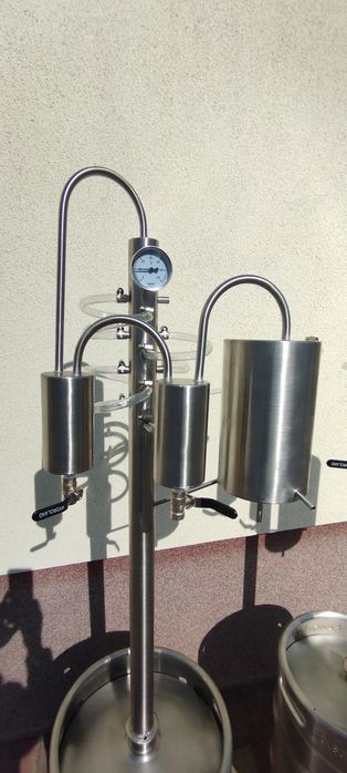 Destylator, keg 50 L, odstojniki