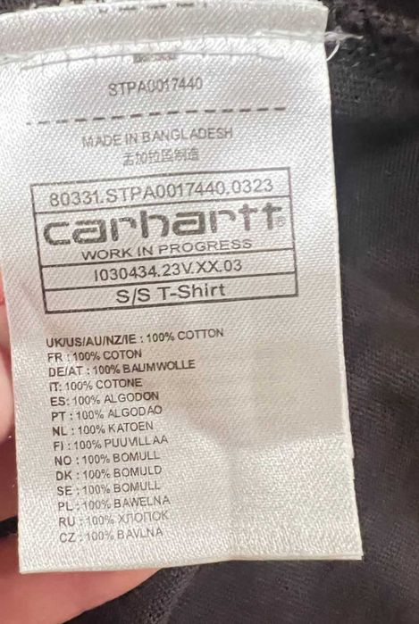 Футболка Carhartt Irvine Relaxed Camo Logo T-Shirt