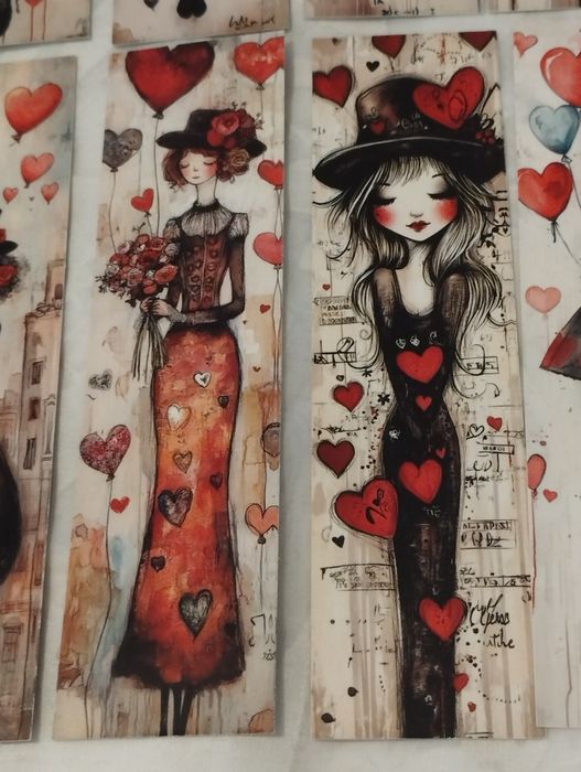 10 marcadores de livros dupla face