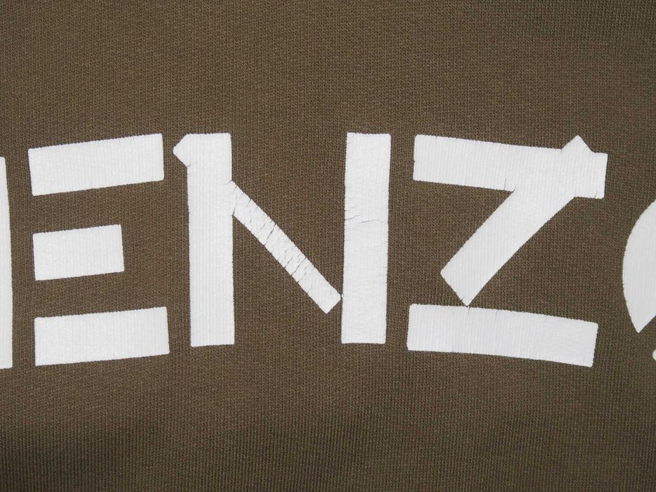 Kenzo bluza hoodie z dużym logo L