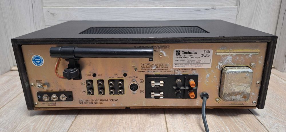Amplituner Technics SA-5060 ! Srebrny ! w Pełni SPRAWNY ! Piękny! OKAZ