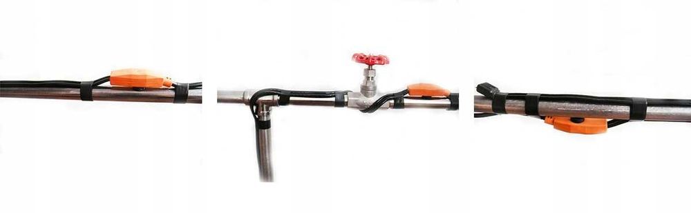 Kabel Grzewczy 18m BEZOBSŁUGOWY grzejny Ochrona RUR przed ZAMARZANIEM