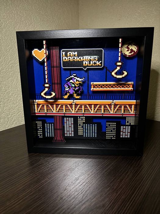 Darkwing duck, чорний плащ діорама