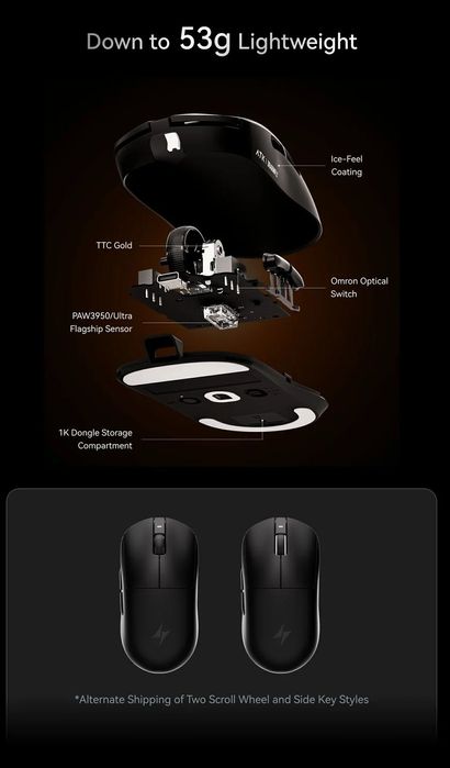 ATK A9 Plus‼️ГАРАНТІЯ‼️Ігрова мишка ATK Attack Shark VGN VXE