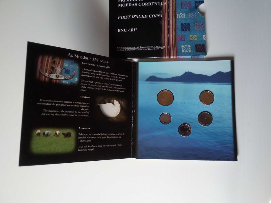 Colecção de Primeiras Moedas Correntes de Timor - Leste, 2003