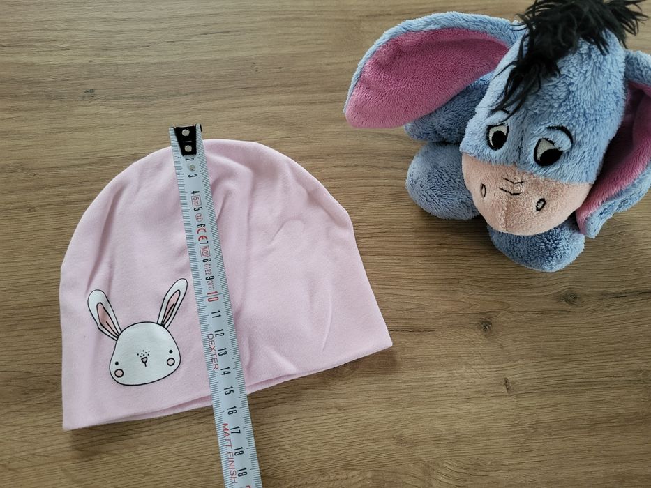 Czapka i chustka niemowlęce 6-9 m-cy 68/74