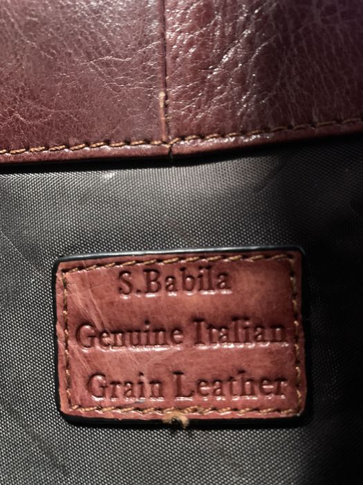 S. Babila Milano шкіряний портфель