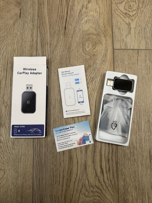 Nowy Wireless CarPlay Adapter samochód model SYY03 iPhone Apple