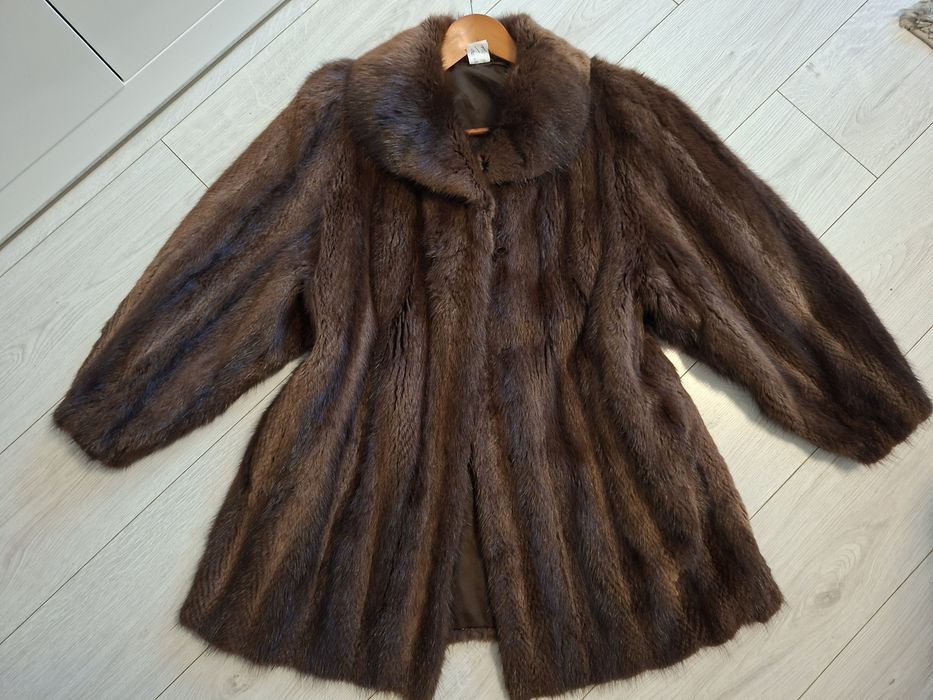 Futerko z norek piękne ciepłe premium