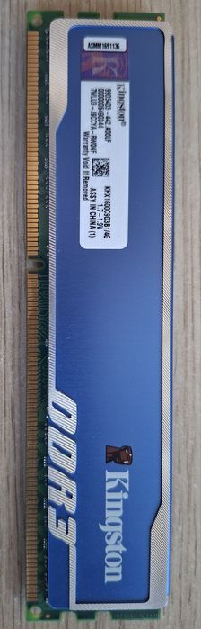 Pamięć RAM Kingston XyperX Blu DDR3 4GB 1600Mhz CL9