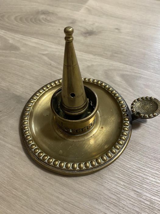 Старовинний латунний підсвічник Англія