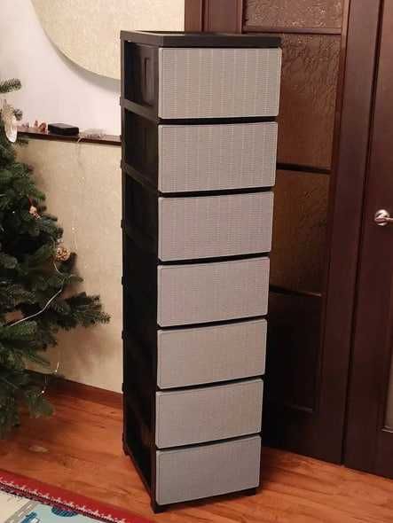 Комод пластиковий / пластиковый комод — компактний, місткий, Акція